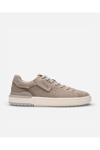 Clarks Courtlite2 Run Grey Nubuck Erkek Gri Spor Ayakkabı 26181294 Gri