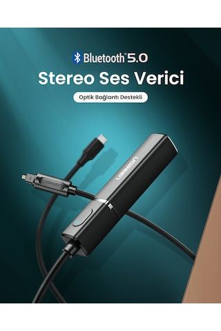 Ugreen Optik Bluetooth 5.0 Transmitter Audio Adaptör, 50213