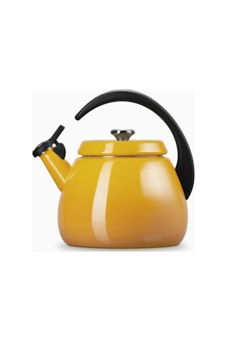 Le Creuset Su Isıtıcısı Çanı 2,1 L, Emaye Karbon Çelik, Şık Ve Dayanıklı Su Isıtıcılar Sarı 4