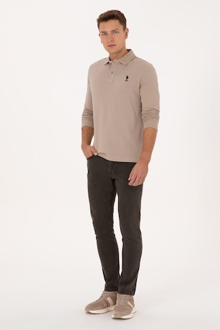 U.S. Polo Assn. Erkek Kahverengi Slim Fit Jean Pantolon 50308279-dn0031