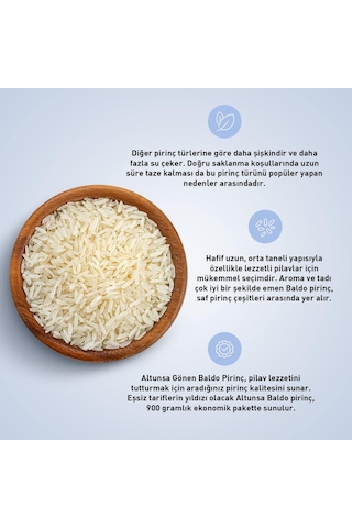 Altunsa Gönen Baldo Pirinç 900 G