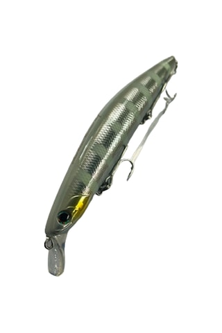 KENDO SEABASS MİNNOW 125F 21GR (COLOR : 32) (Zebra Glow)
