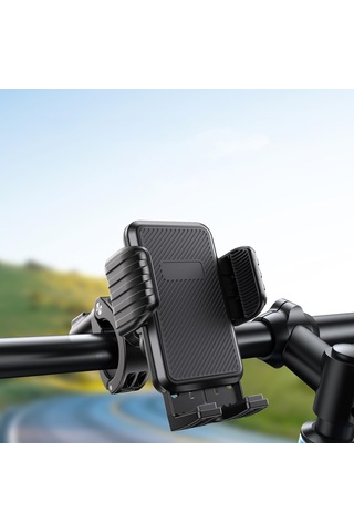 Bisiklet Motosiklet Şok Emme Cep Telefonu Tutucu Yerçekimi Navigasyon Dağı Kırmızı Kırmızı