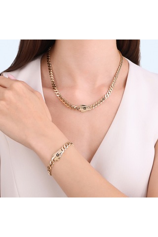 Altınbaş Altınbaş Golden Chain Bileklik Abl0383-y-24737-75mm Çok Renkli
