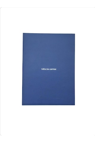 Zümrüt Yoğaltma Defteri Ciltli 100 Yp