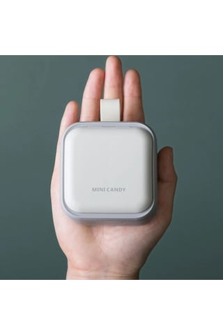 Ditmo Kapaklı 4 Bölmeli Taşınabilir Gri İlaç Kutusu Gri