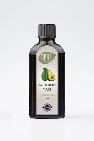Masala Saf Avokado Yağı 100 ML Soğuk Pres İçilebilir (Avocado Oil)