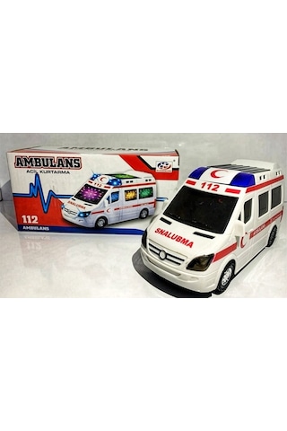 Kardelen Pilli Ambulans Büyük Boy Sesli Işıklı Ambulans
