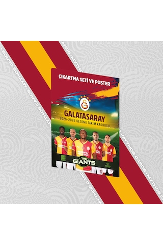 Galatasaray - The Gıants 2025/26 Poster Ve Çıkartma Seti