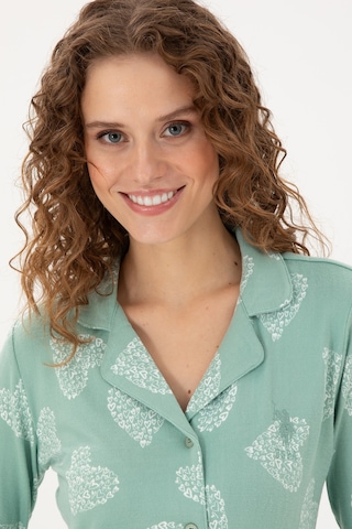 U.s. Polo Assn. Kadın Mint Pijama Takım 50302757-vr090 Mint Mint Yeşili