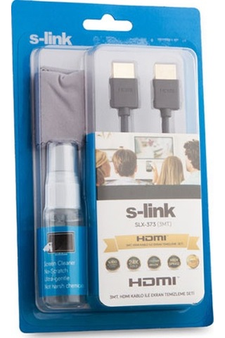 S'link Slx 373 Hdmi MM 3M Temizleme Sprey Micro Fiber 1.4 ver.