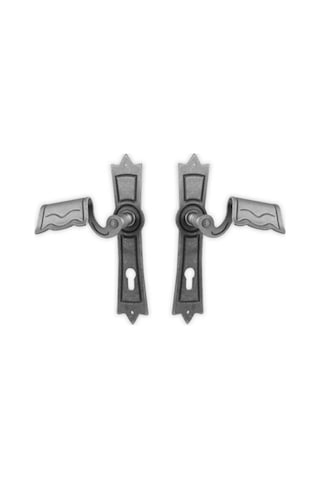 Ferforje Kapı Kolu / Metal Kapı Kolu Seti