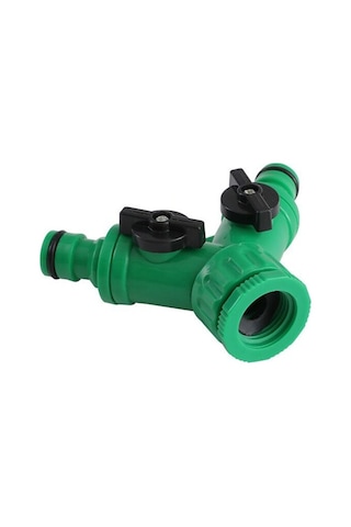 Besthome1 Plastik Bahçe Musluk Çevirici: 2 Çıkışlı Valfli, Ev/bahçe Bağlantısı, Don/kırılma Dayanıklı Abs Mavi Mavi