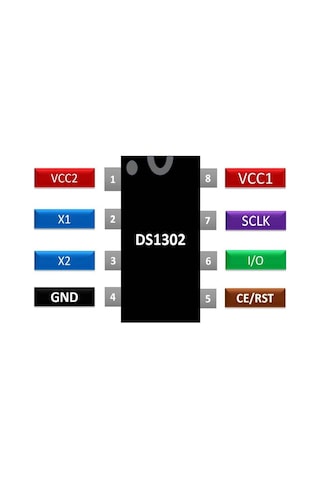 Ds1302 Smd Rtc Gerçek Zaman Entegresi Soic-8