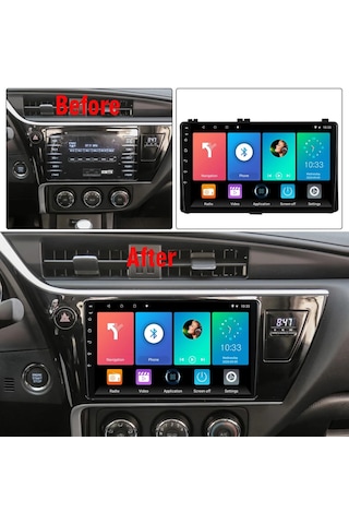 EXVOL Toyota Corolla Auris 2017-2018 Android 2/32 GB 9'' HD Multimedia