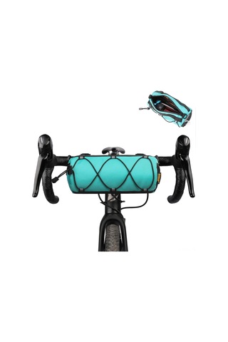 Padalink Rhinowalk Hafif Bisiklet Başlık Çantası - 2.4l Kapasite, Ayarlanabilir Omuz Askısı, Mavi Renk Mavi