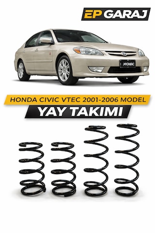 Honda Cıvıc Vtec 2001-2006 Uyumlu Ön Arka Yay Takımı 4 Parça Oem
