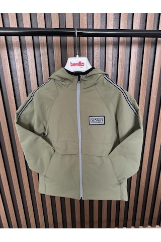 Benitto Kids Erkek Çocuk Mevsimlik Yağmurluk Ceket 51315 Yeşil