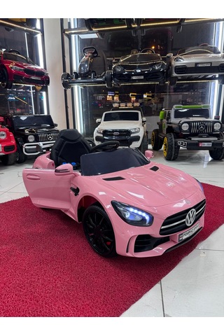 Poyraz Akülü Aşiret Paket Akülü Araba Özel Plaka 12v Pembe
