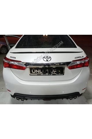 OtoÇizgi Toyota Corolla Uyumlu 2013-2018 Bagaj Üstü Spoiler Bagaj Çıtası Spoyler OtoÇizgi