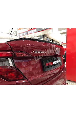 Fiat Egea Sd Spoiler Bagaj Üstü Çıta. Parlak Siyah