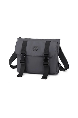 Smart Bags Gumi Koyu Gri Unisex Çapraz Askılı Çanta Smb8657 Koyu Gri