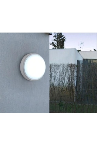 Horoz Artos 15w Yuvarlak Beyaz Led Nem Su Geçirmez Banyo Bahçe Modern Tavan Lambası Beyaz Işık 6500k Beyaz