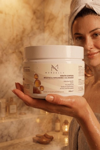 Morzella Keratin Kompleks Besleyici Ve Yapılandırıcı Saç Bakım Maskesi 300 Ml