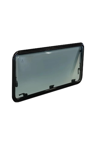 Berhimi Amortisörlü Karavan Penceresi & Karavan Camı 30x70 Cm Beyaz Perde-sineklik Dahil