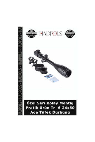 Özel Seri Kolay Montaj Pratik Ürün Tr- 6-24x50 Aoe Dürbünü