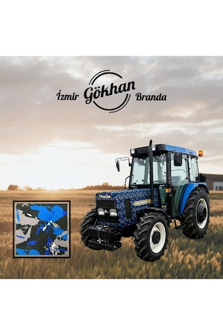 New Holland 75/66s Traktör Kaporta Kılıfı Yeni Model Kabinli