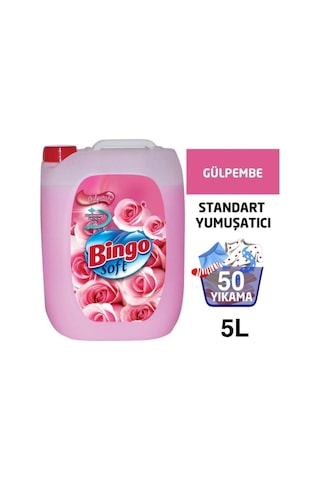 Soft Sıvı Çamaşır Yumuşatıcı Gülpembe 4 Adet X 5 Litre Diğer