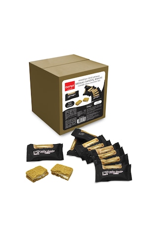 Bompi Hindistan Cevizi Aromalı Kremalı Tek Paketli Bisküvi 105 x 1 KG Bompi Hindistan Cevizi Aromalı Kremalı Tek Paketli Bisküvi 105 x 1 KG