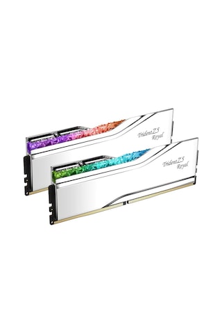 Gskıll Trident Z Royal Silver Rgb 48gb 2x24gb 8400mhz Cl40 Ddr5 Abab35gsı0002