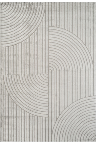 Yumuşak Dokulu Modern Bej Halı Premium Kalitede, Dekoratif Dokuma Tasarım Gri