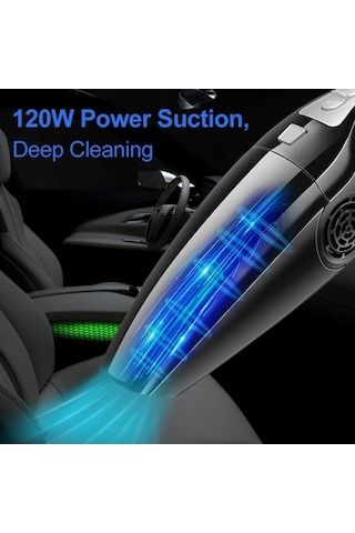 Yifomall 12v 120w 5m Kablolu 7. Nesil Akıllı Motorlu Ev Araçları Süpürgesi - Islak/kuru Kullanim, Köşe Temizliği Uçları, Beyaz Beyaz