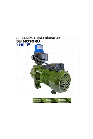 Stilmax Jet Pompalı Otomatik Paket Hidrofor Su Motoru 1 Hp 1''
