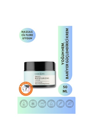 Yoğun Nemlendirici Ve Bariyer Güçlendirici Günlük Bakım Kremi Daily Moisturising Cream 50ml