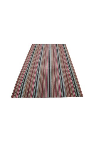 Kilim Antik El Dokuma 5m2 Capcanlı Bukleli Pamuklu Kilimi 0160 - Yeni - Çok Renkli