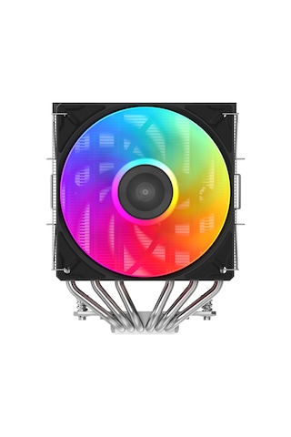 Sama A60l, Black, 2x120mm Argb Fan, Kule Tipi Hava Soğutma, 6 Adet Gelişmiş Nikel Kaplı Bakır Isı Bo