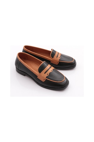 Dgn 010-1 Kadin Loafer Ayakkabi Siyah