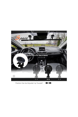 Çakar Lamba 12-32v Esnek Model 44cm Vantuzlu Çakarlı Mavi-kırmızı / Lapa544