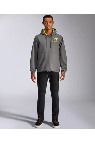 Alpinestars Speeder Chromium Windbreaker Rüzgarlık Gri Sarı