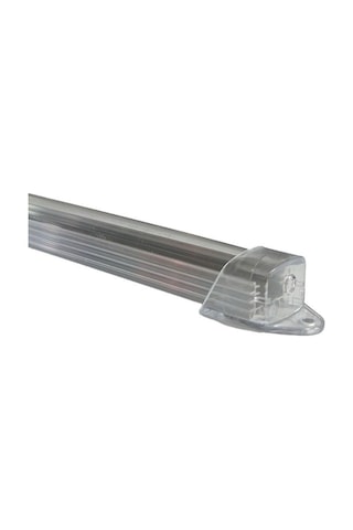 Lineer Alüminyum Boş Kasa Profil - Led Bar Boş Kasa Şeffaf Cam 1metre 2 Kanallı