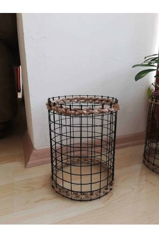 Dekopano Metal Tel Örgülü Saksı Yükseltici