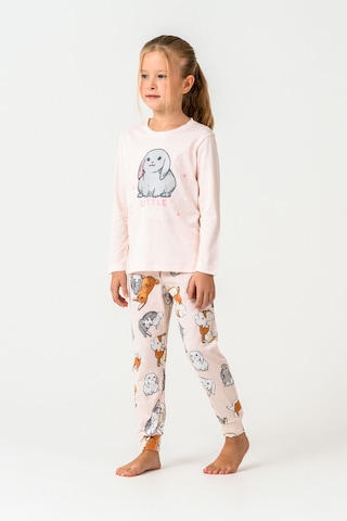 Rolypoly Kız Çocuk Pembe Pijama Takım Rp3775-c-v2 Pembe