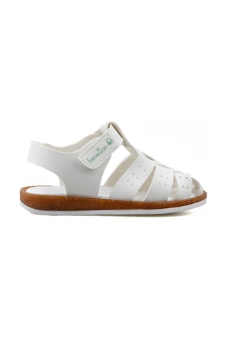 Benetton Bn 1205 Beyaz Çocuk Sandaleti Bn-1205-Beyaz Beyaz