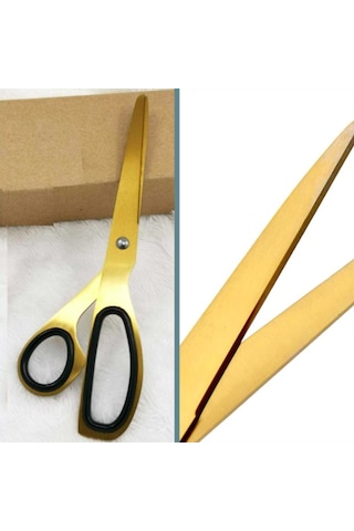 Omeniv Vintage Retro Gold Pirinç Ton Minimal Makas