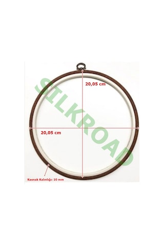 Nurge No:4 Yuvarlak Plastik Pano Kasnağı - 20,05cm - 10mm