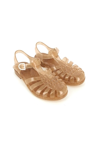 Meduse Sun Crepe Pailette - Kahverengi Çocuk Sandalet